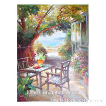 New arrival wonderful scenery oil painting for home decoration